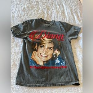 The Diana Tee-Charcoal